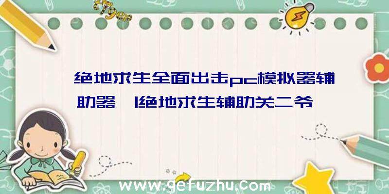 「绝地求生全面出击pc模拟器辅助器」|绝地求生辅助关二爷